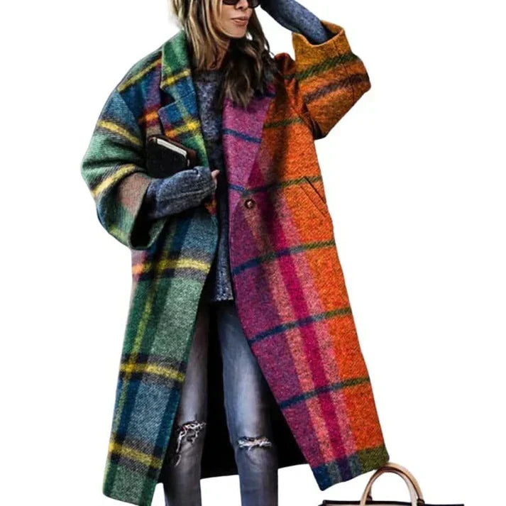 LM | long, warm wool coat in enchanting colors