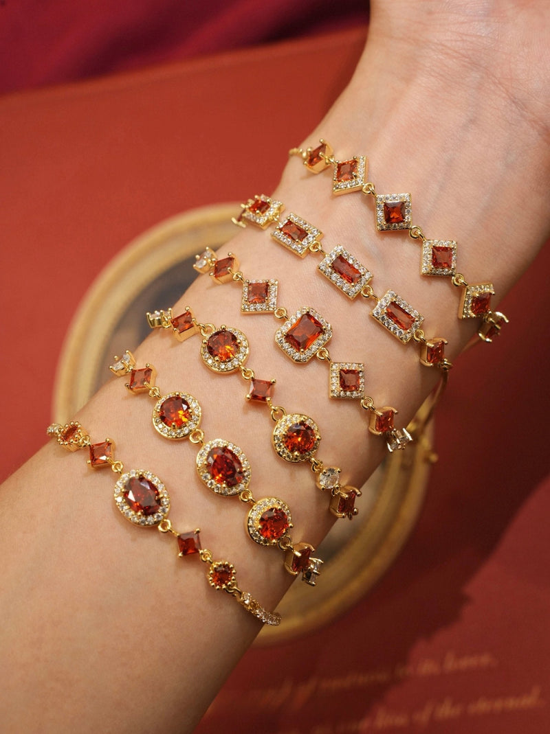 Ophelia Bracelet in Red