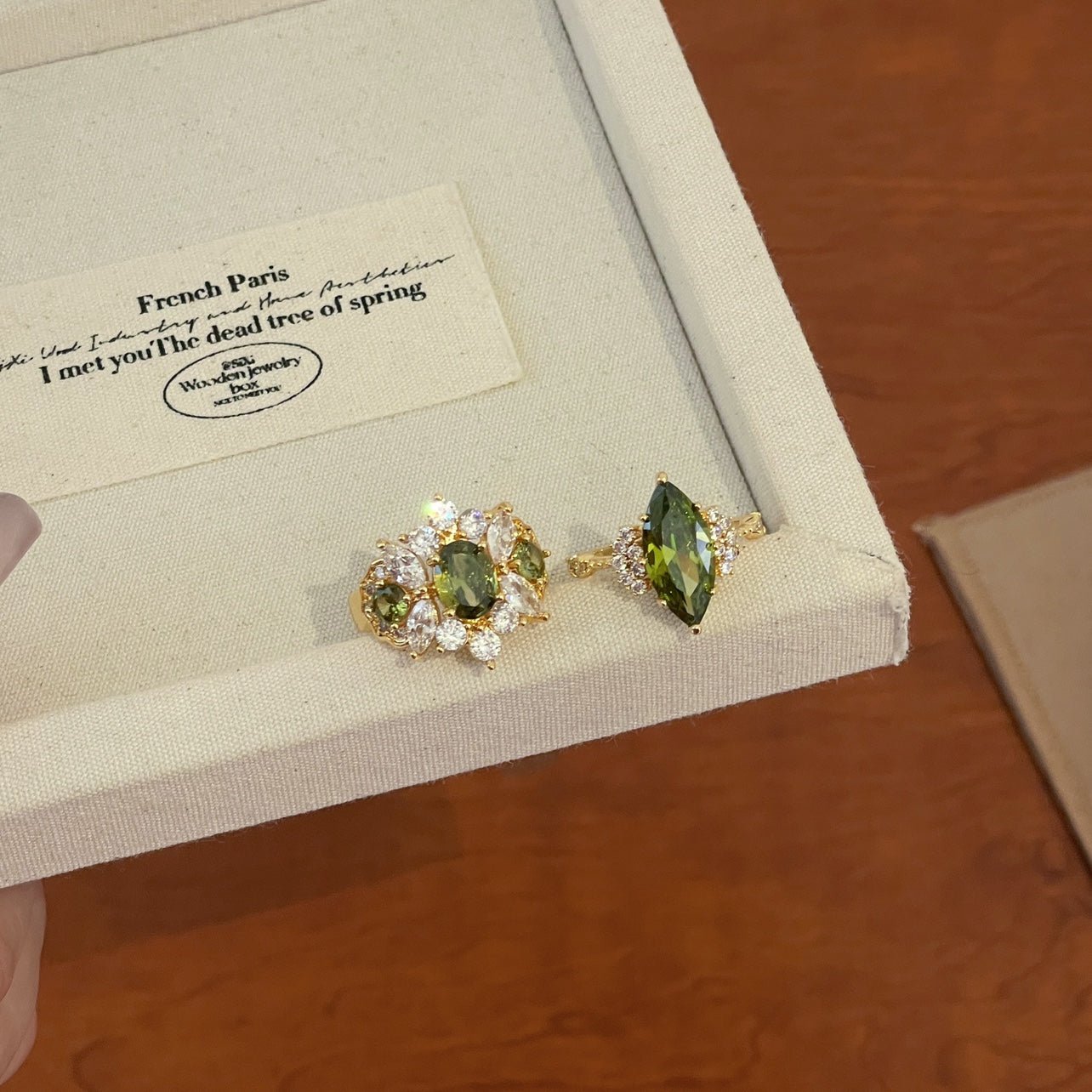 Opulent Peridot Ring