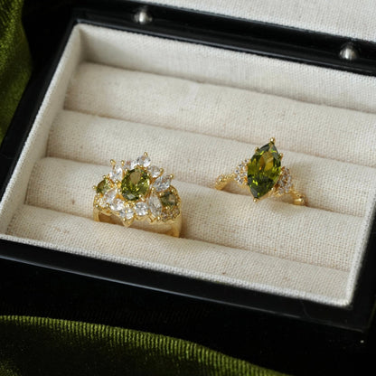 Opulent Peridot Ring