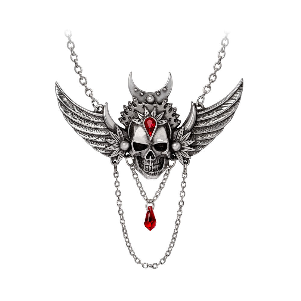 Immortal Ayesha Skull Necklace by Alchemy Gothic