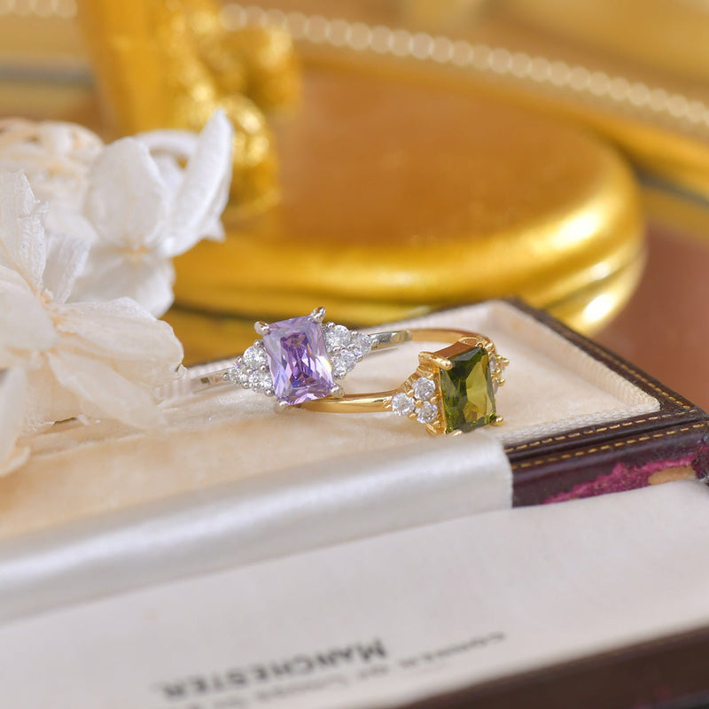 Peridot Princess Ring