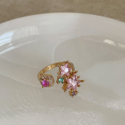 Pink Starlight Ring