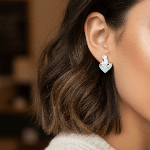 Polar Bear Earrings