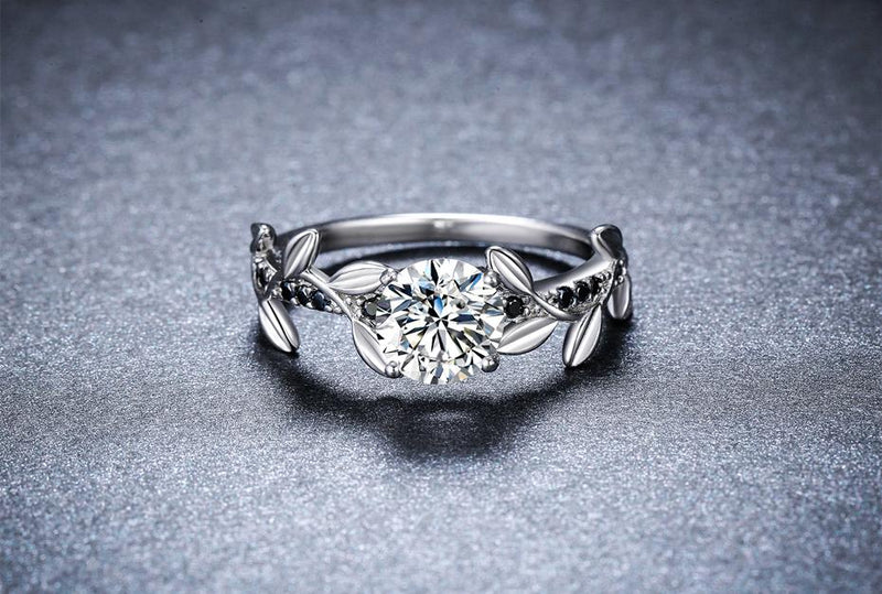 Flower Crown Silver Ring
