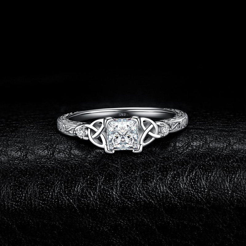 Celtic Knot Princess Silver Ring