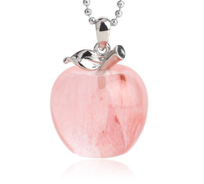 Crystal Apple Necklace