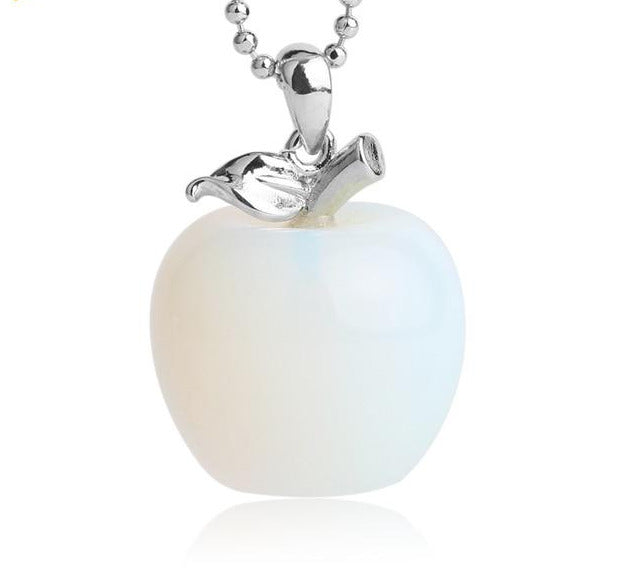Crystal Apple Necklace