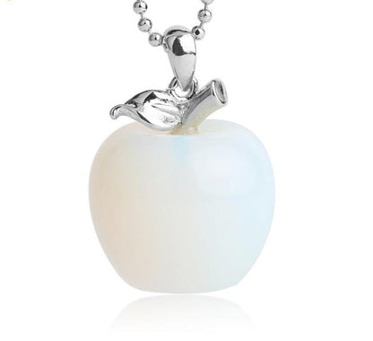 Crystal Apple Necklace