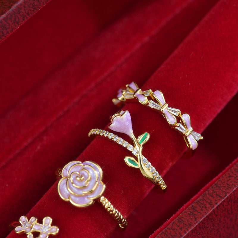 Purple Rose Ring