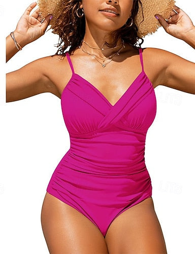 Rash Guard Bathing Suit One Piece Swimsuit Colored Uv Protection Elastic Sleeveless Swimwear Swimsuit Surfing Diving Swimming Summer