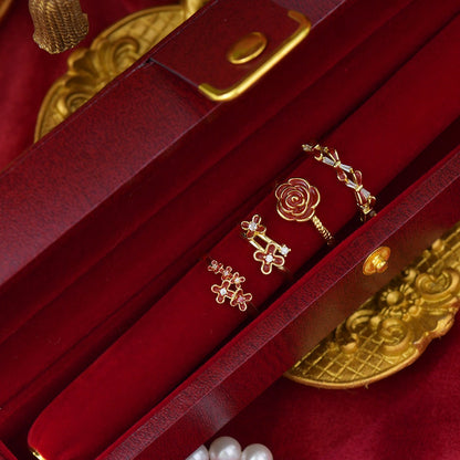 Red Camellia Ring