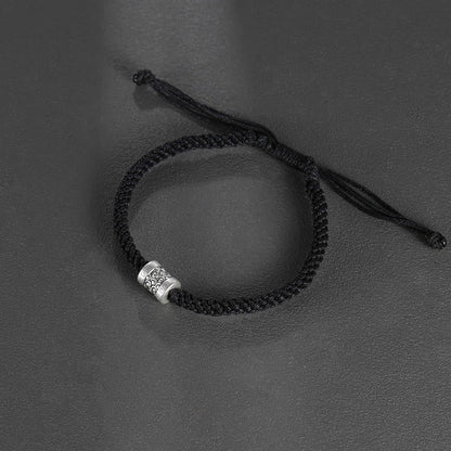 Red String Bracelet With 999 Silver Lucky Cloud Charm