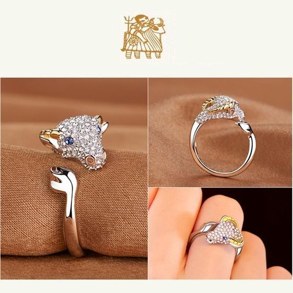 Animal Zodiac Sign Silver Ring