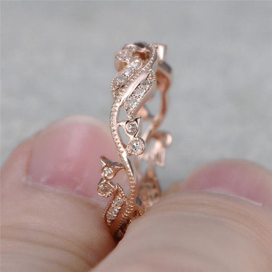 Enchanted Vines Rose Gold Ring