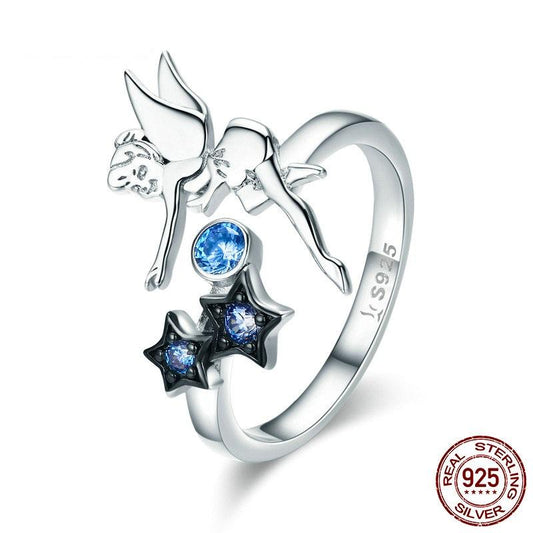 Fairy Star Sterling Silver Ring
