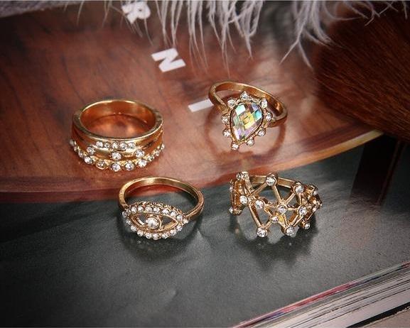 Geometric Crystal Ring Set