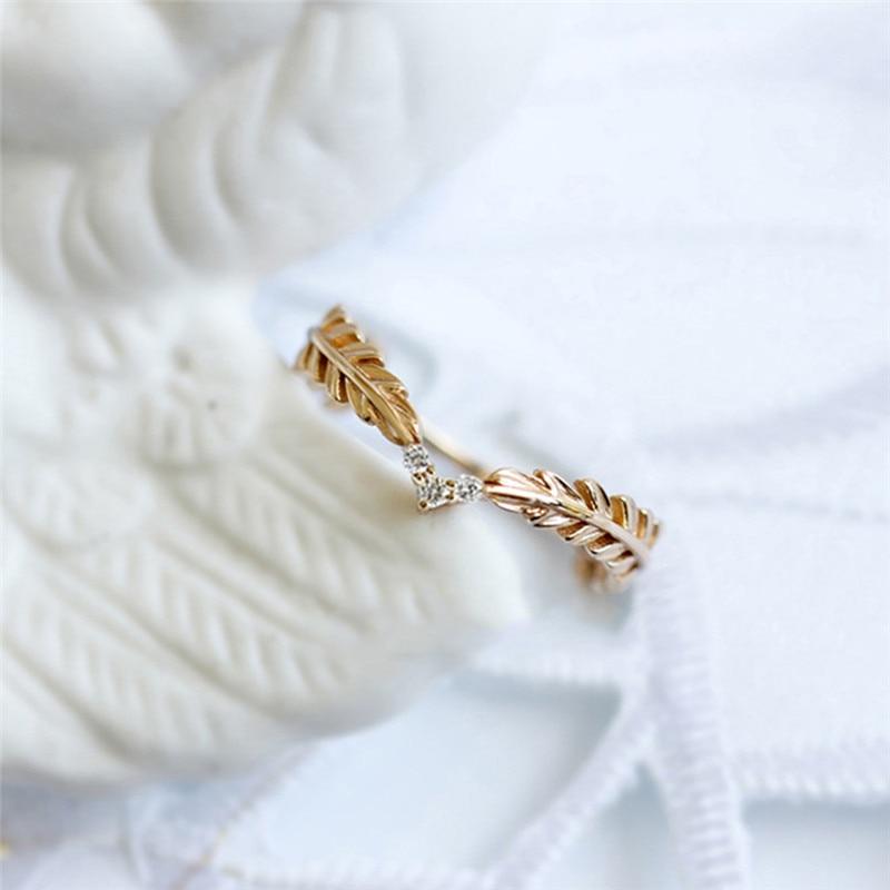 Golden Olive Wreath Ring