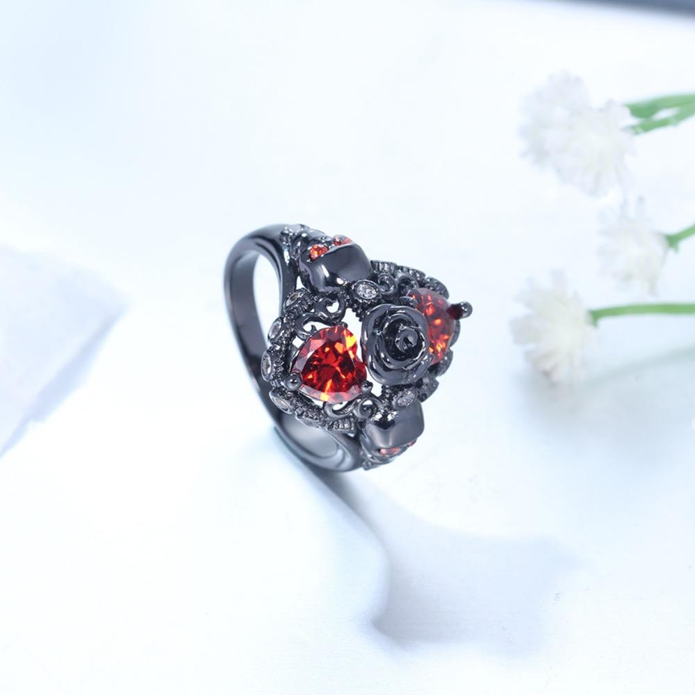 Gothic Beauty Rose Ring