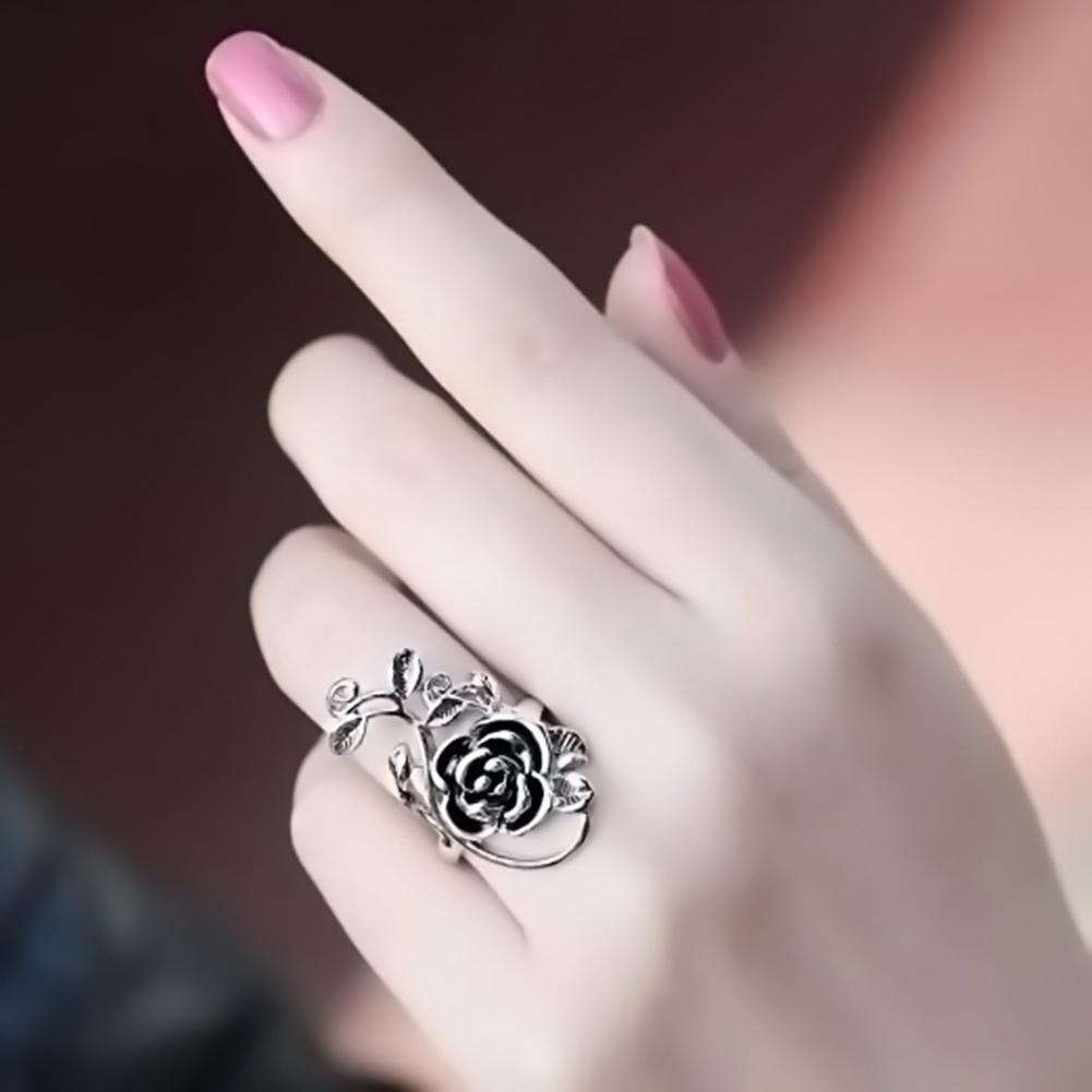 Gothic Style Rose Ring