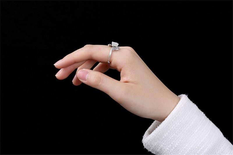 Majestic Rose Silver Ring