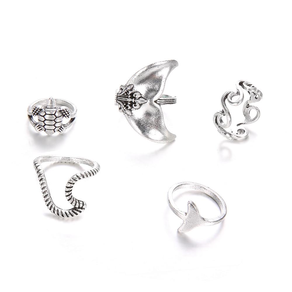 Ocean Spirit Ring Set