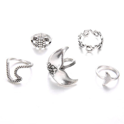 Ocean Spirit Ring Set