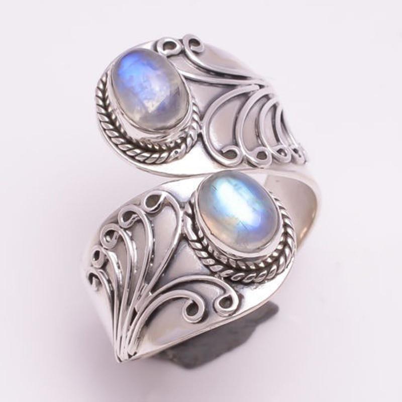 Sterling Silver Moonstone Ring