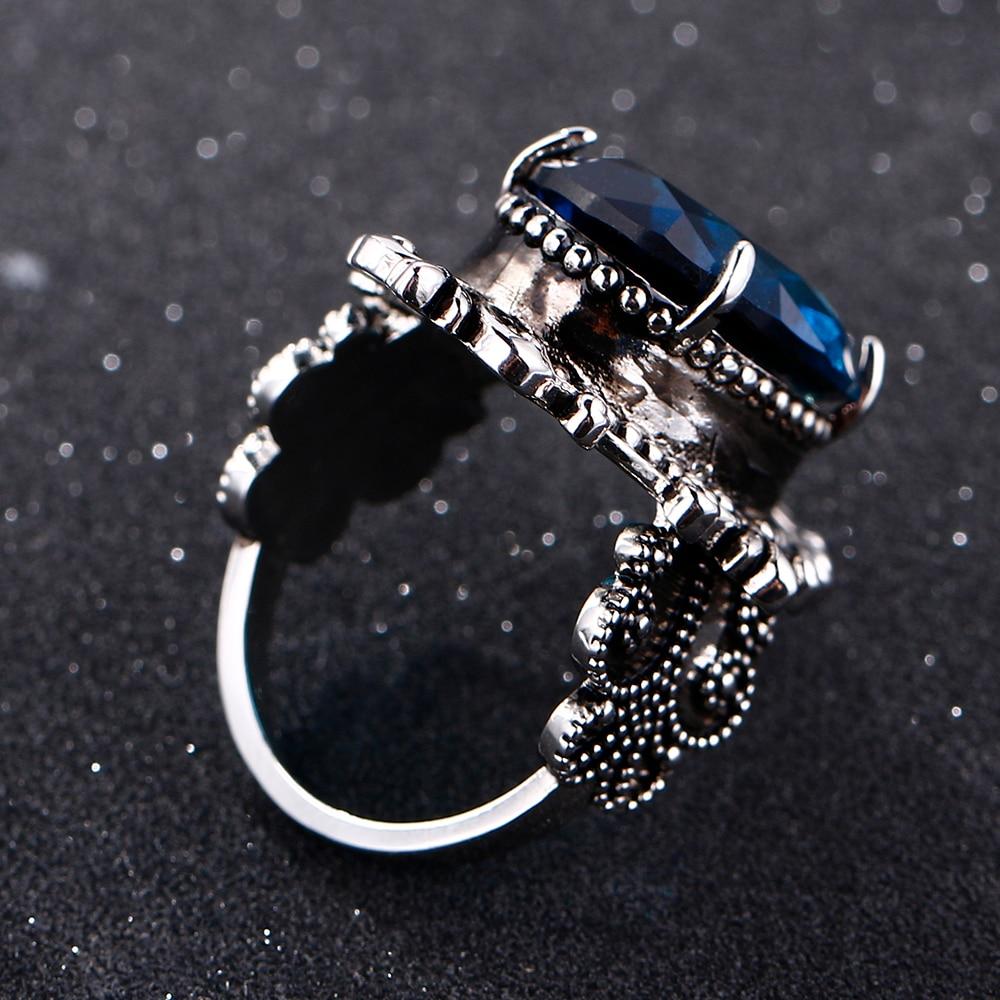 Style Sapphire Silver Ring