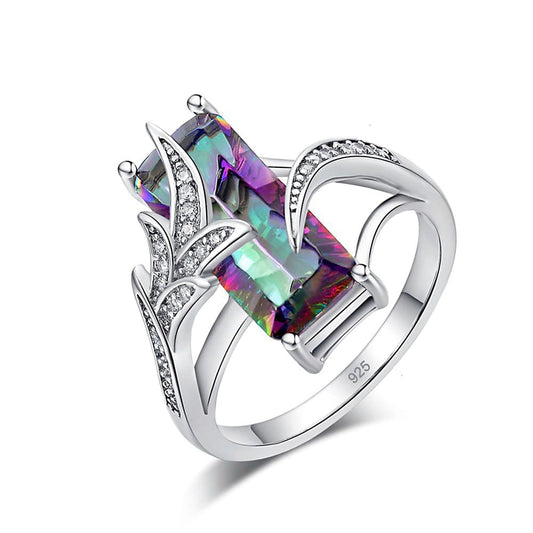 Enchanted Rainbow Mystic Topaz Ring