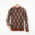 LM | O-neck colorful wool sweater 2024