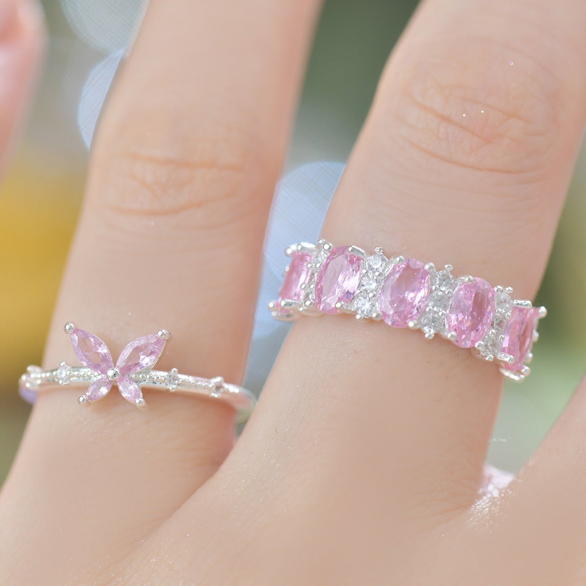 Imperial Rosaline Ring in Silver