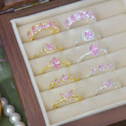 Rosaline Butterfly Ring in Gold