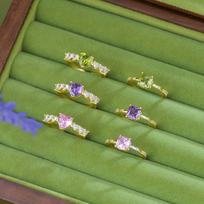 Rosaline Heart Ring