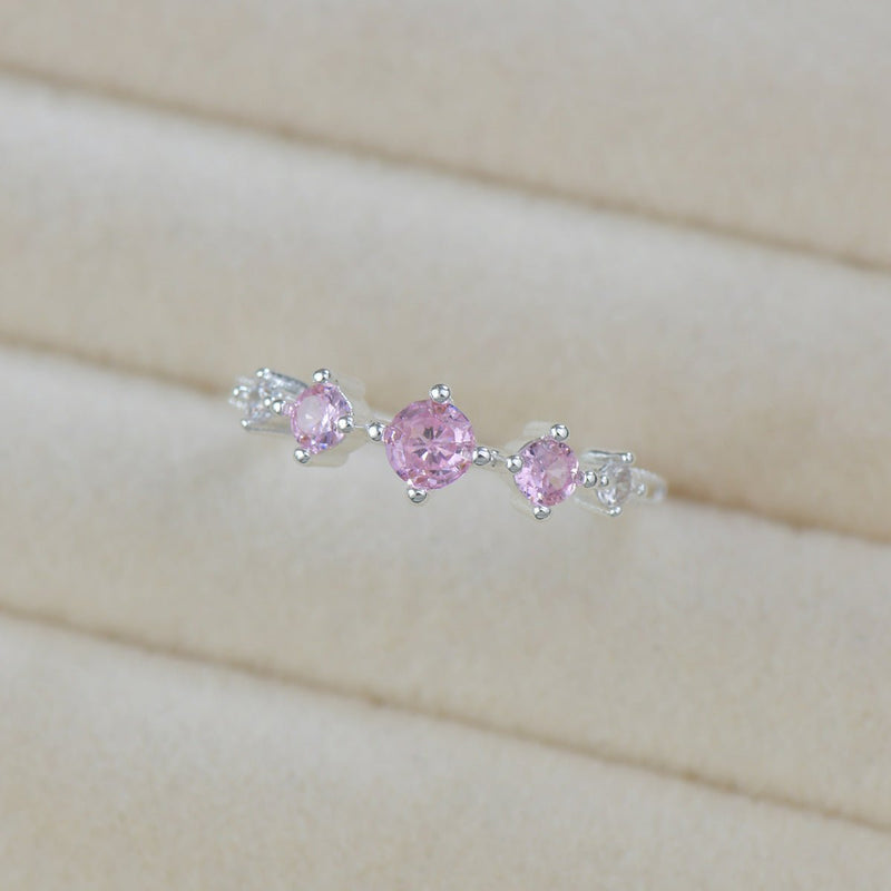 Rosaline Trilogy Ring in Silver
