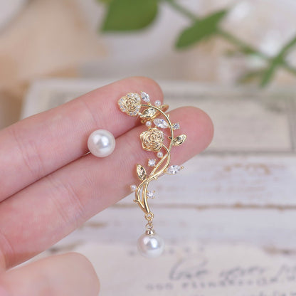 [] Rose Climber Earrings