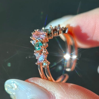 [] Hazel Tiara Ring in Rose Gold