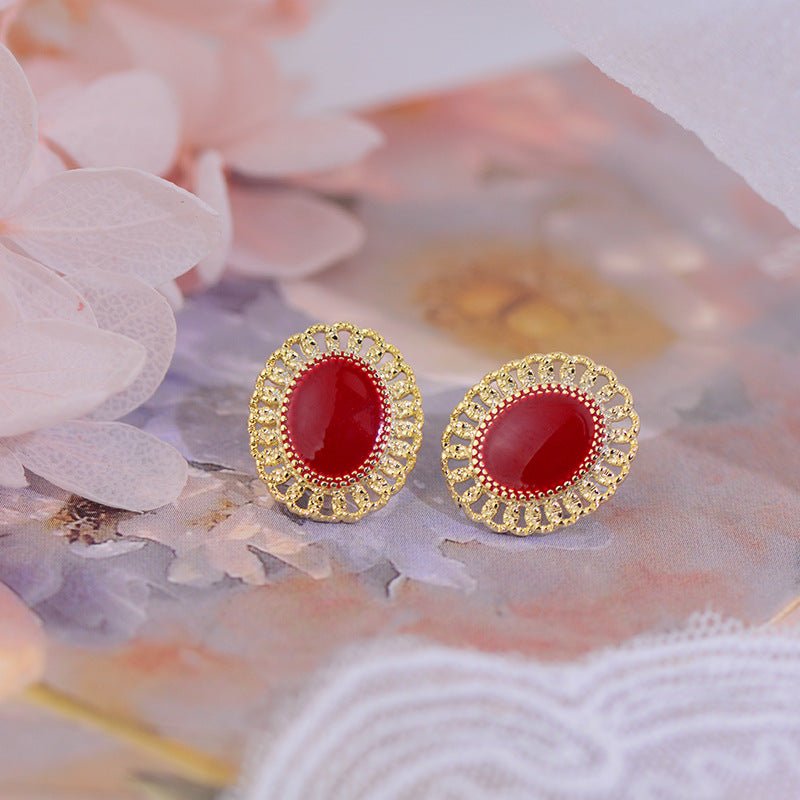 [] Rosette Heirloom Earrings