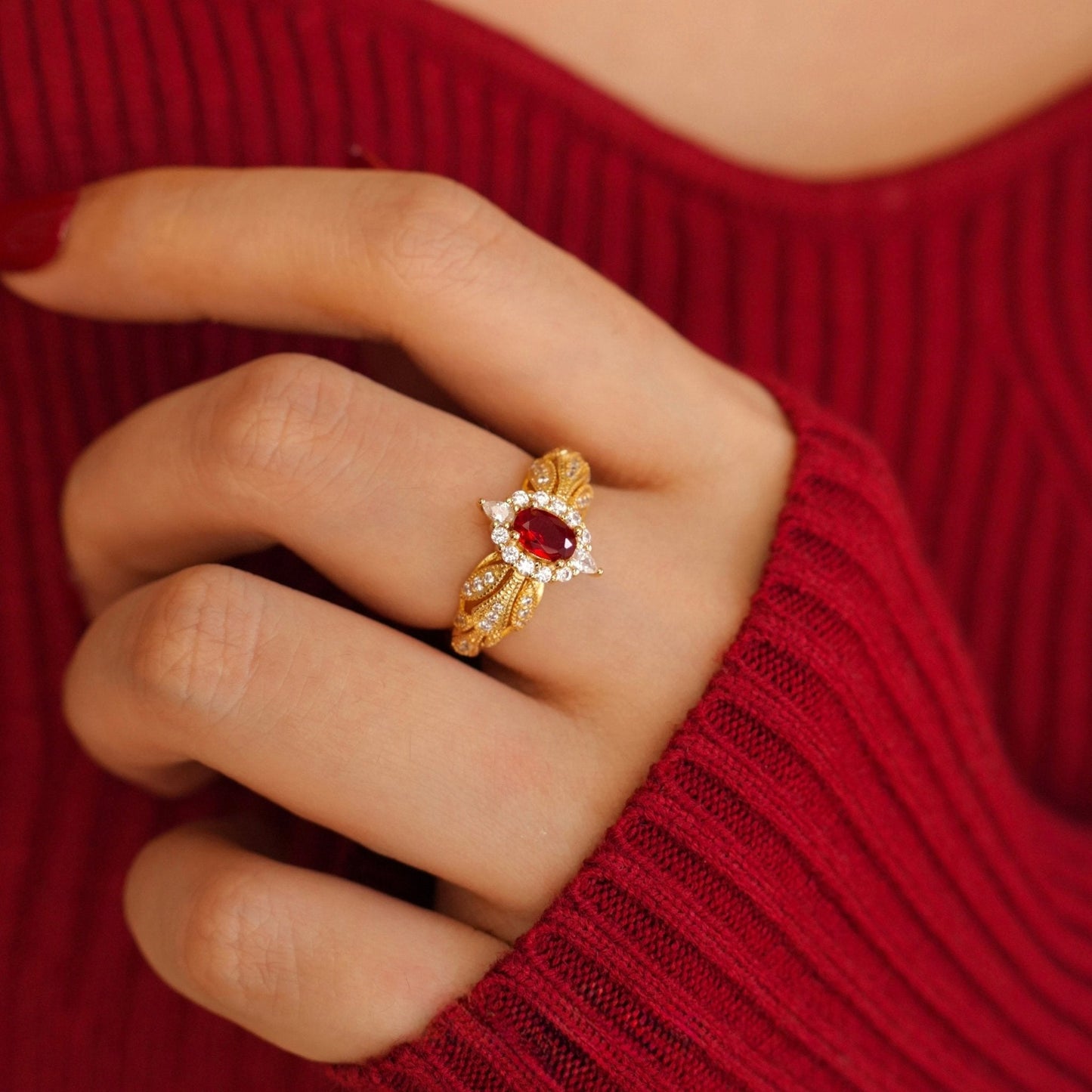 Ruby Allure Ring