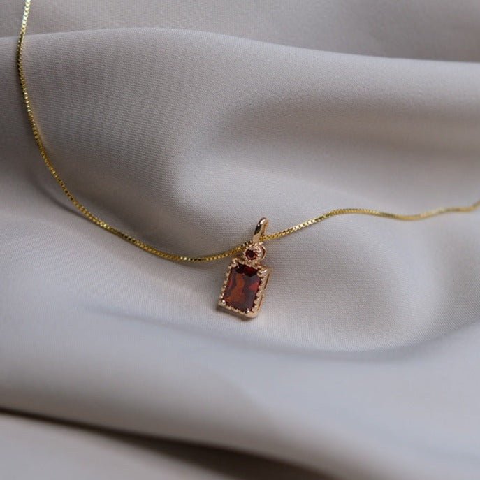 Desiree Garnet Necklace