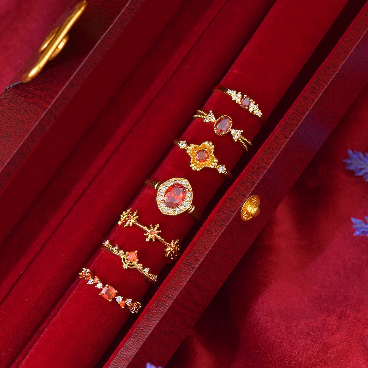 Ruby Tiara Ring