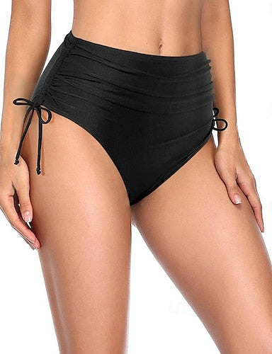 Swimwear Bikini Bottom Swimsuit Vacation Sleeveless Bathing Suits