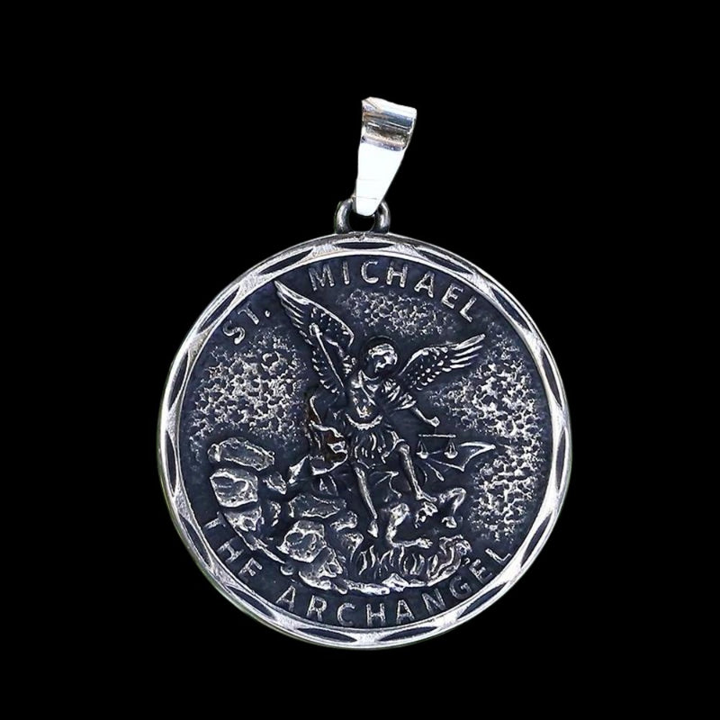 Saint Michael Vanquisher of Rebel Spirits Pendant