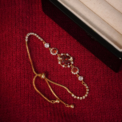 Scarlet Butterfly Bracelet