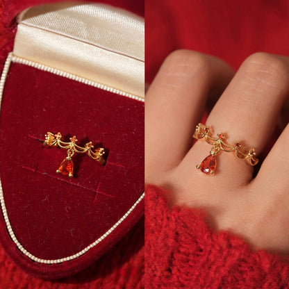 Scarlet Coronette Ring