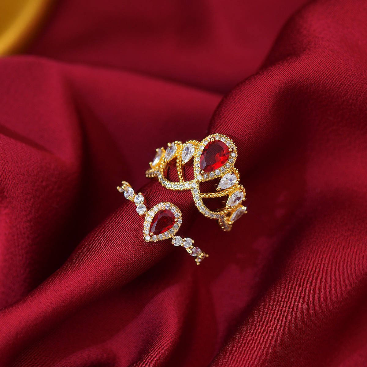 Scarlet Halo Ring