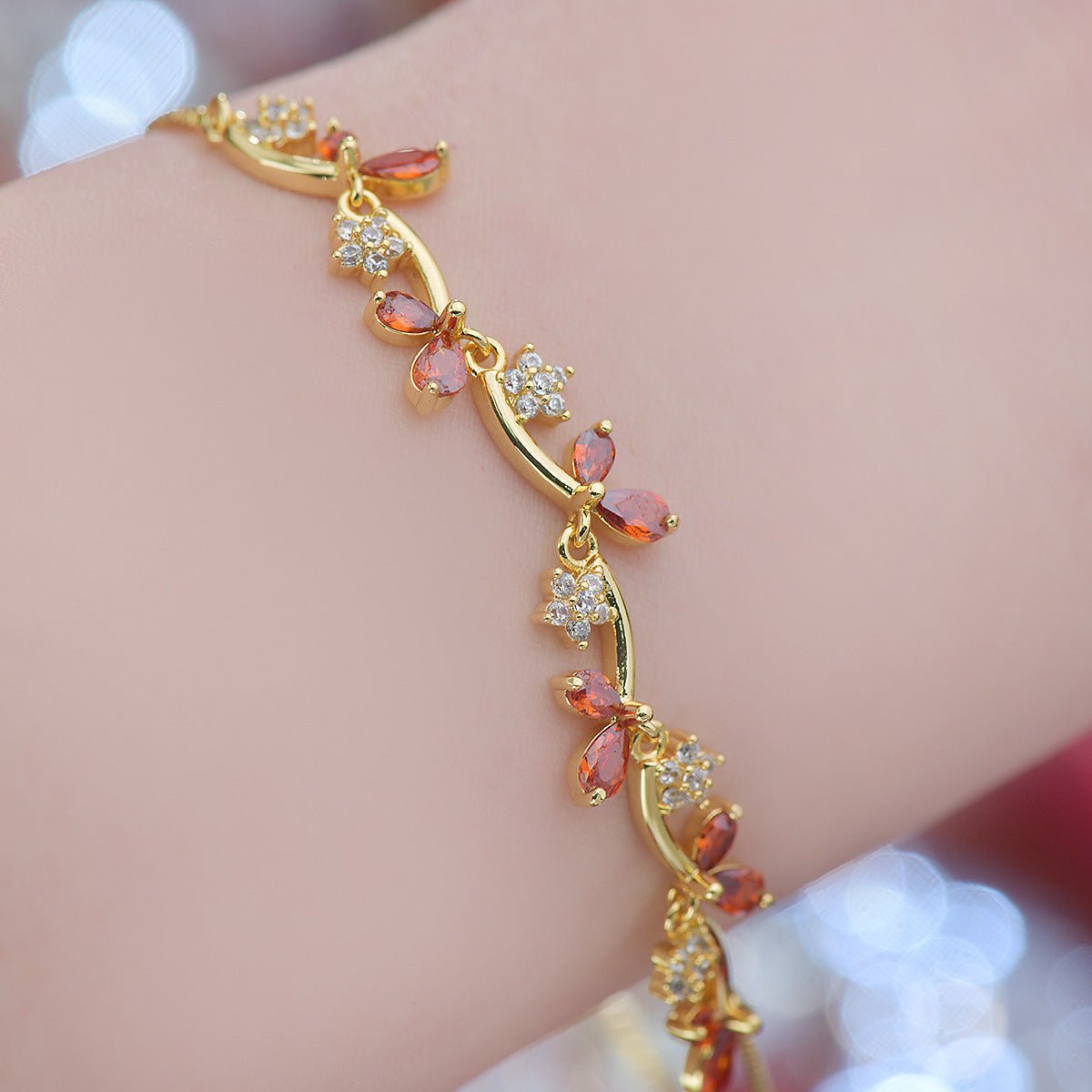 Scarlet Ivy Bracelet