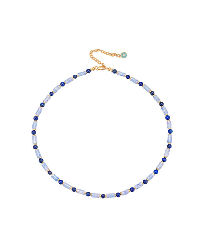 Lapis Lazuli Beaded Necklace Set