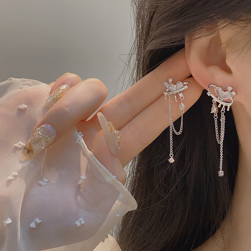 Silver Heart Earrings