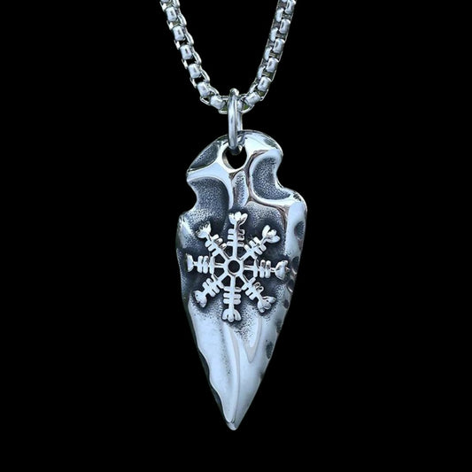 Spear of Helm of Awe Pendant